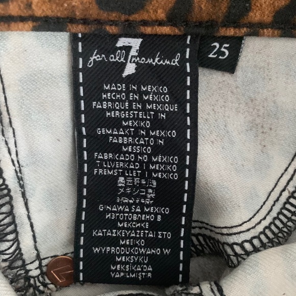7 for all mankind coated cheetah - Picture 7 of 7